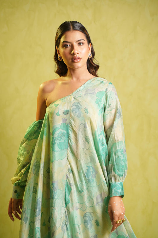 Moonmint flair dress set