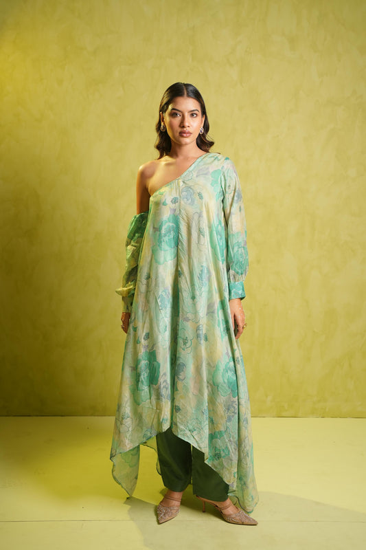 Moonmint flair dress set